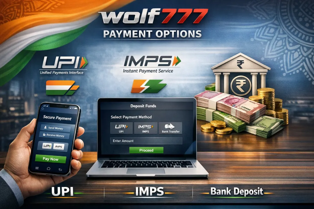 Wolf777 Payment Options